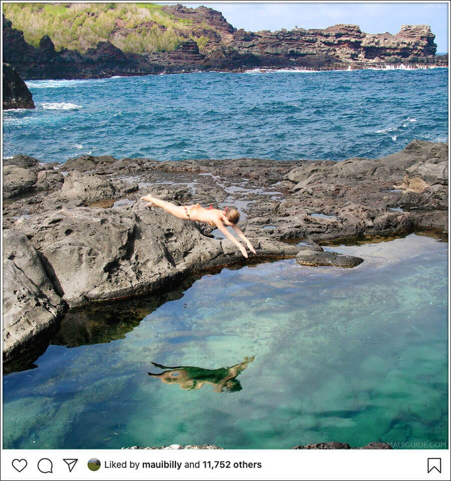 Olovine Pools in Maui Hawaii